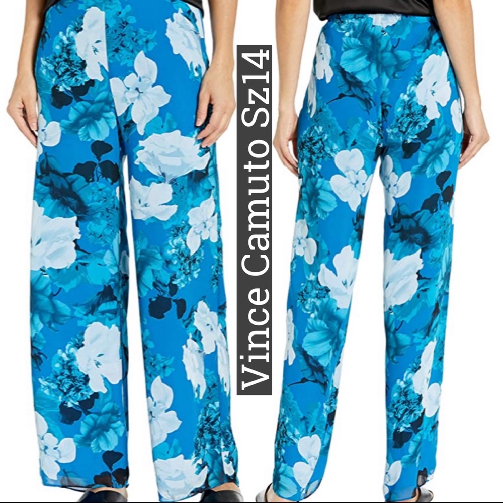 🆕Vince Camuto watercolor floral culottes Sz 14